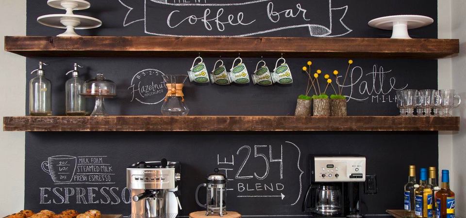 Где сделать домашний кофе-бар: 25 идей