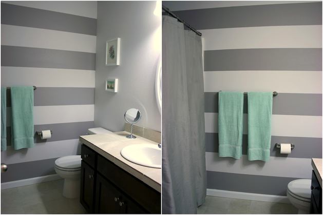 Красить стены в ванной дизайн