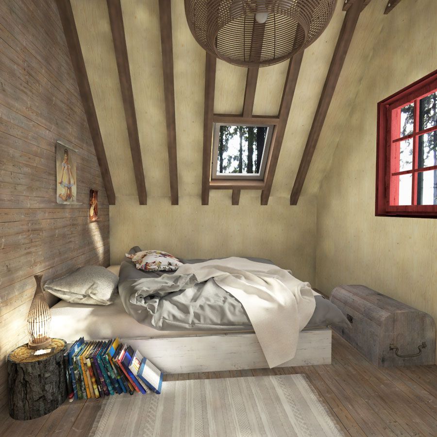 Как оформить интерьер спальни на даче?